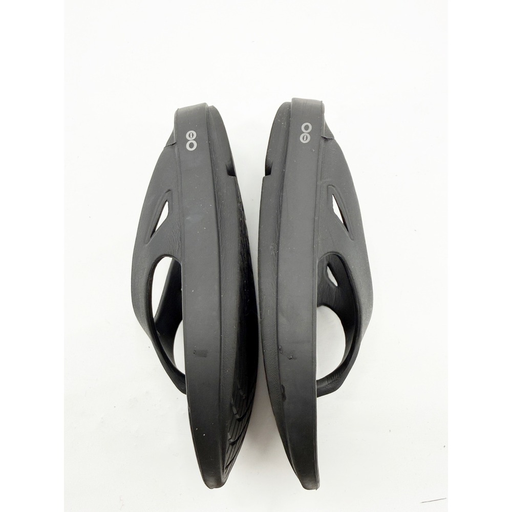 OOFOS OOriginal Recovery Sandals Black Thong Flip Flops Womens 7 Mens 5 EU 38 - Picture 5 of 9